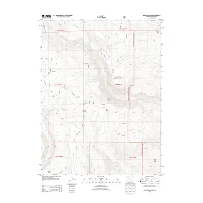 2013 Map of Broken Rib Creek, 2013 Print