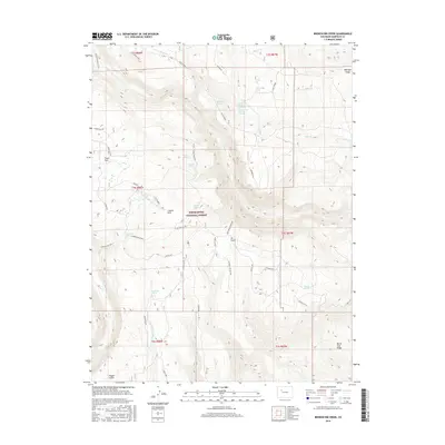 2016 Map of Broken Rib Creek, 2016 Print