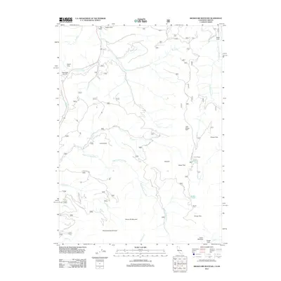 2012 Map of Broken Rib Mountain, 2012 Print
