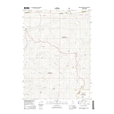2015 Map of Broken Rib Mountain, 2015 Print