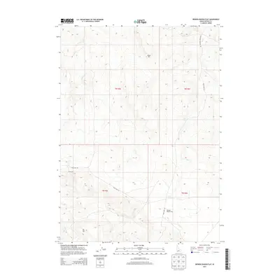2013 Map of Broken Wagon Flat, 2013 Print