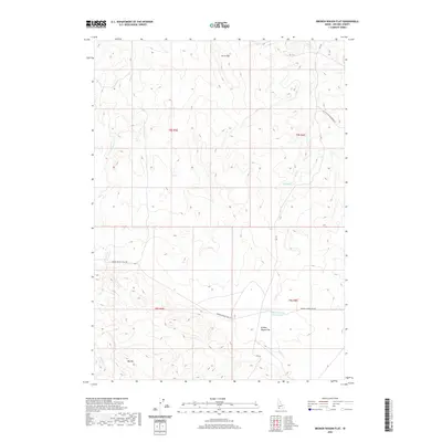 2020 Map of Broken Wagon Flat, 2020 Print
