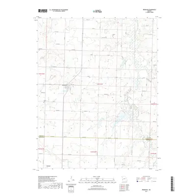 2017 Map of Bronaugh, 2017 Print