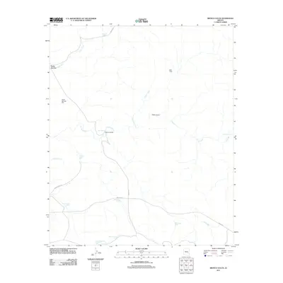 2011 Map of Bronco Gulch, 2011 Print