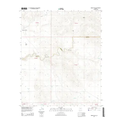 2014 Map of Bronco Gulch, 2014 Print