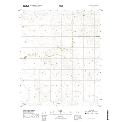 2018 Map of Bronco Gulch, 2018 Print