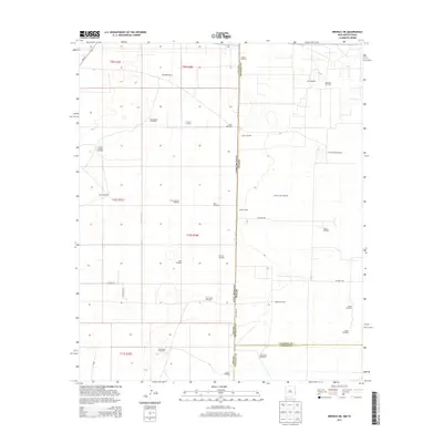 2013 Map of Bronco NE, 2013 Print
