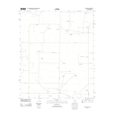 2012 Map of Bronco, 2012 Print
