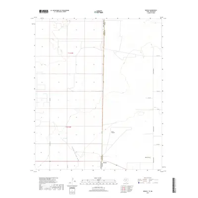 2019 Map of Bronco, 2019 Print