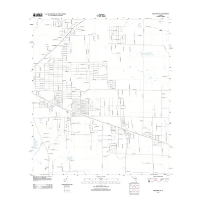 2012 Map of Bronson NE, 2012 Print