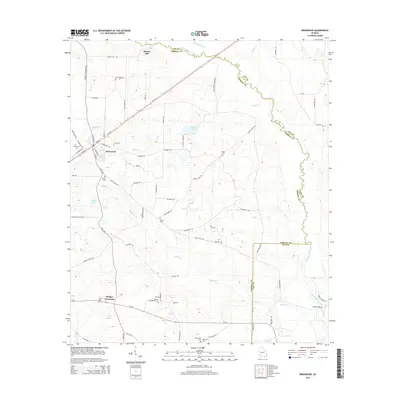 2014 Map of Bronwood, 2014 Print