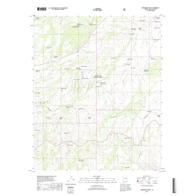 2018 Map of Brookbank Point, 2018 Print