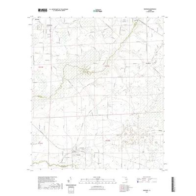 2021 Map of Brooker, 2021 Print