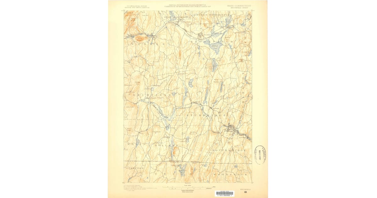 Old Maps of Union CT for Academic - Brookfield Worcester County Ma Usgs Topo 1887 Og 1200x630 