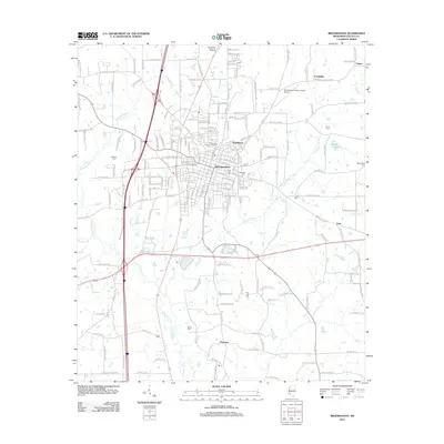 2012 Map of Brookhaven, 2012 Print