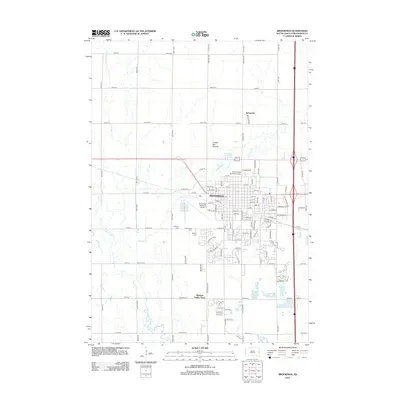 2012 Map of Brookings, 2012 Print
