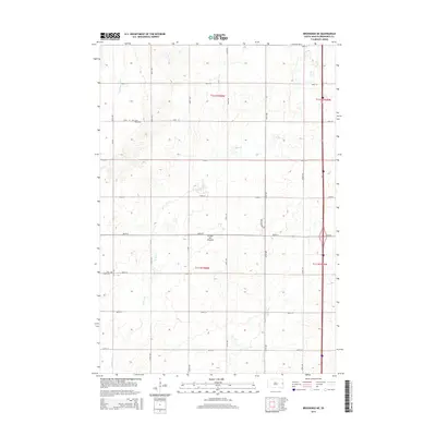 2015 Map of Brookings NE, 2015 Print