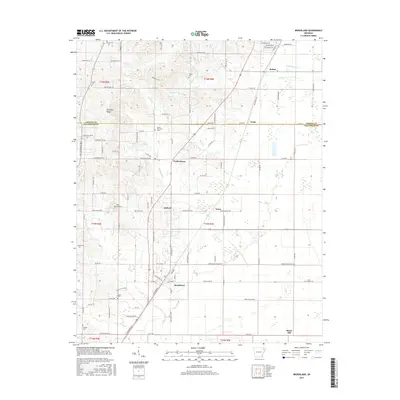 2017 Map of Brookland, 2017 Print