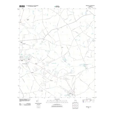 2011 Map of Brooklet, 2011 Print
