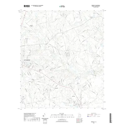 2020 Map of Brooklet, 2020 Print