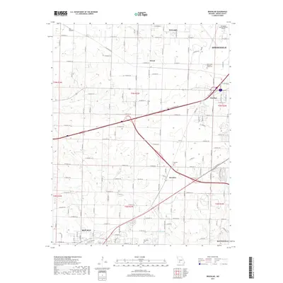 2017 Map of Brookline, 2017 Print