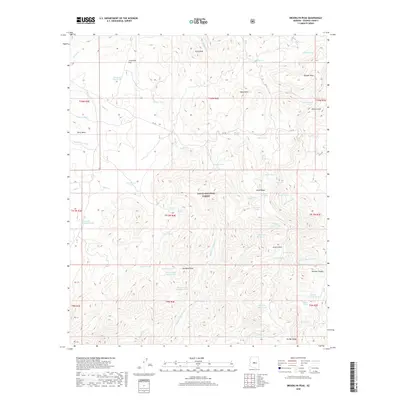 2018 Map of Brooklyn Peak, 2018 Print