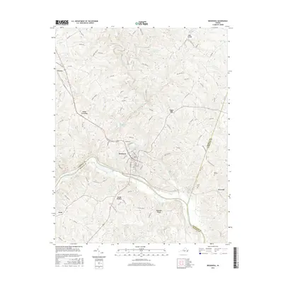 2016 Map of Brookneal, 2016 Print