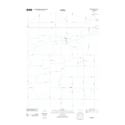 2013 Map of Brooks, 2013 Print