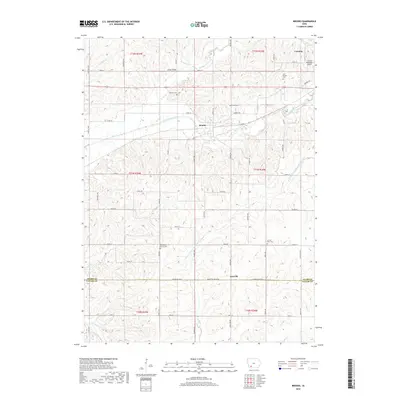 2018 Map of Brooks, 2018 Print