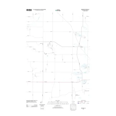 2013 Map of Brooks, 2013 Print