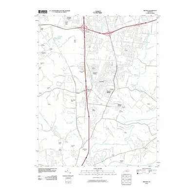 2010 Map of Brooks, 2010 Print