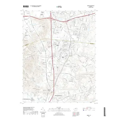 2019 Map of Brooks, 2019 Print