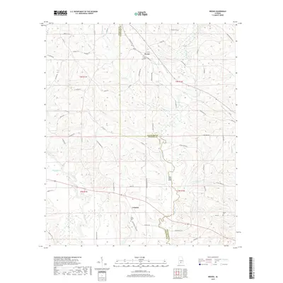 2018 Map of Brooks, 2018 Print