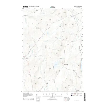 2014 Map of Brooks East, 2014 Print