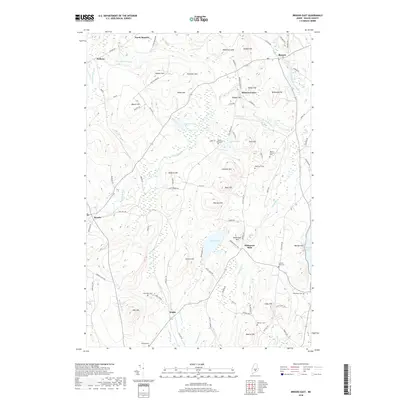 2018 Map of Brooks East, 2018 Print
