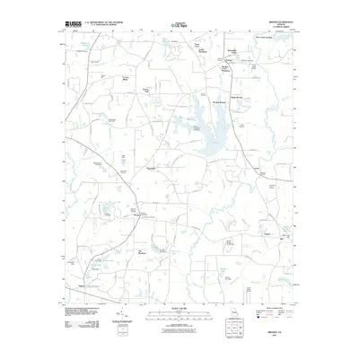 2011 Map of Brooks, 2011 Print
