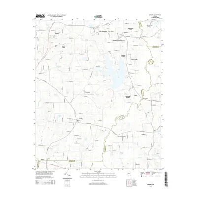 2014 Map of Brooks, 2014 Print