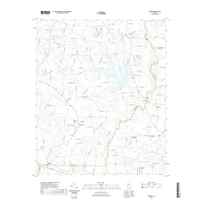 2020 Map of Brooks, 2020 Print