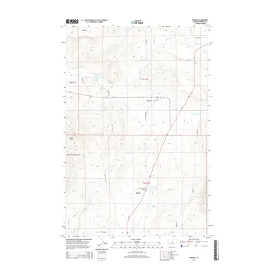 2014 Map of Brooks, 2014 Print