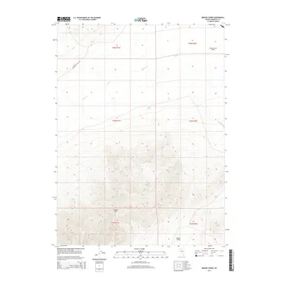 2014 Map of Brooks Spring, 2014 Print