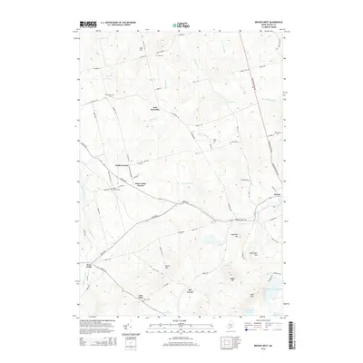 2014 Map of Brooks West, 2014 Print