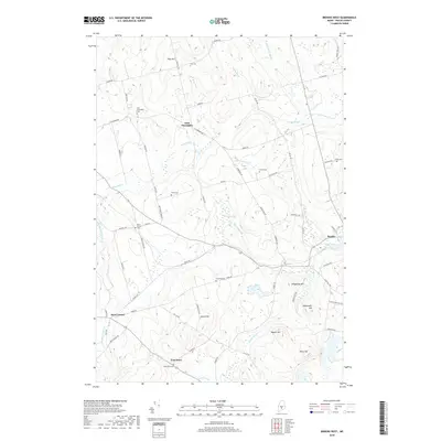 2018 Map of Brooks West, 2018 Print
