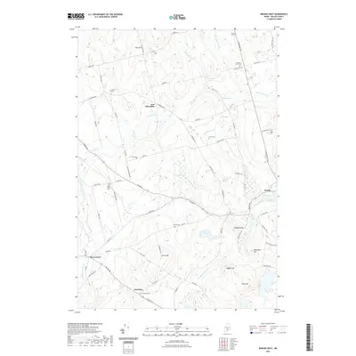 2021 Map of Brooks West, 2021 Print