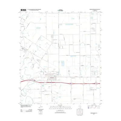 2013 Map of Brookshire, 2013 Print