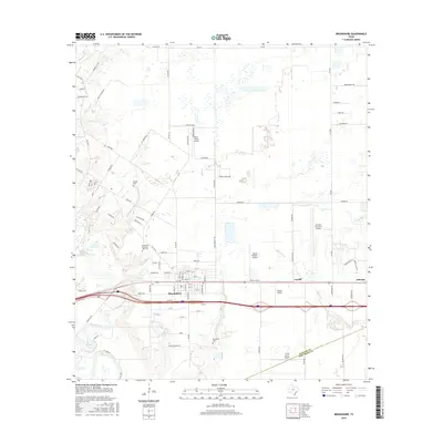 2016 Map of Brookshire, 2016 Print