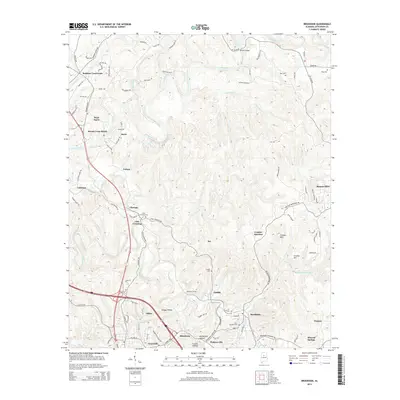 2014 Map of Brookside, 2014 Print