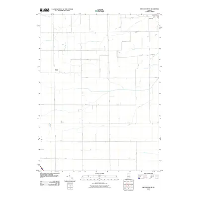 2010 Map of Brookston NW, 2010 Print