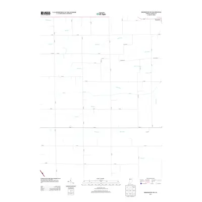 2013 Map of Brookston NW, 2013 Print
