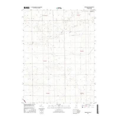2016 Map of Brookston NW, 2016 Print