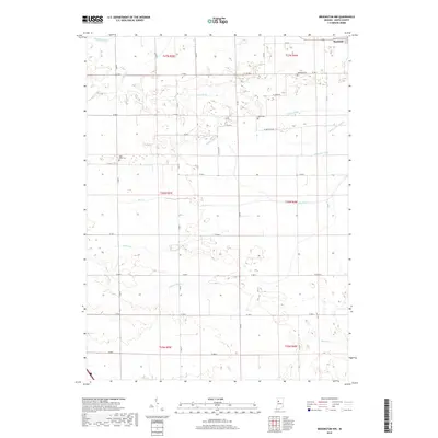 2019 Map of Brookston NW, 2019 Print
